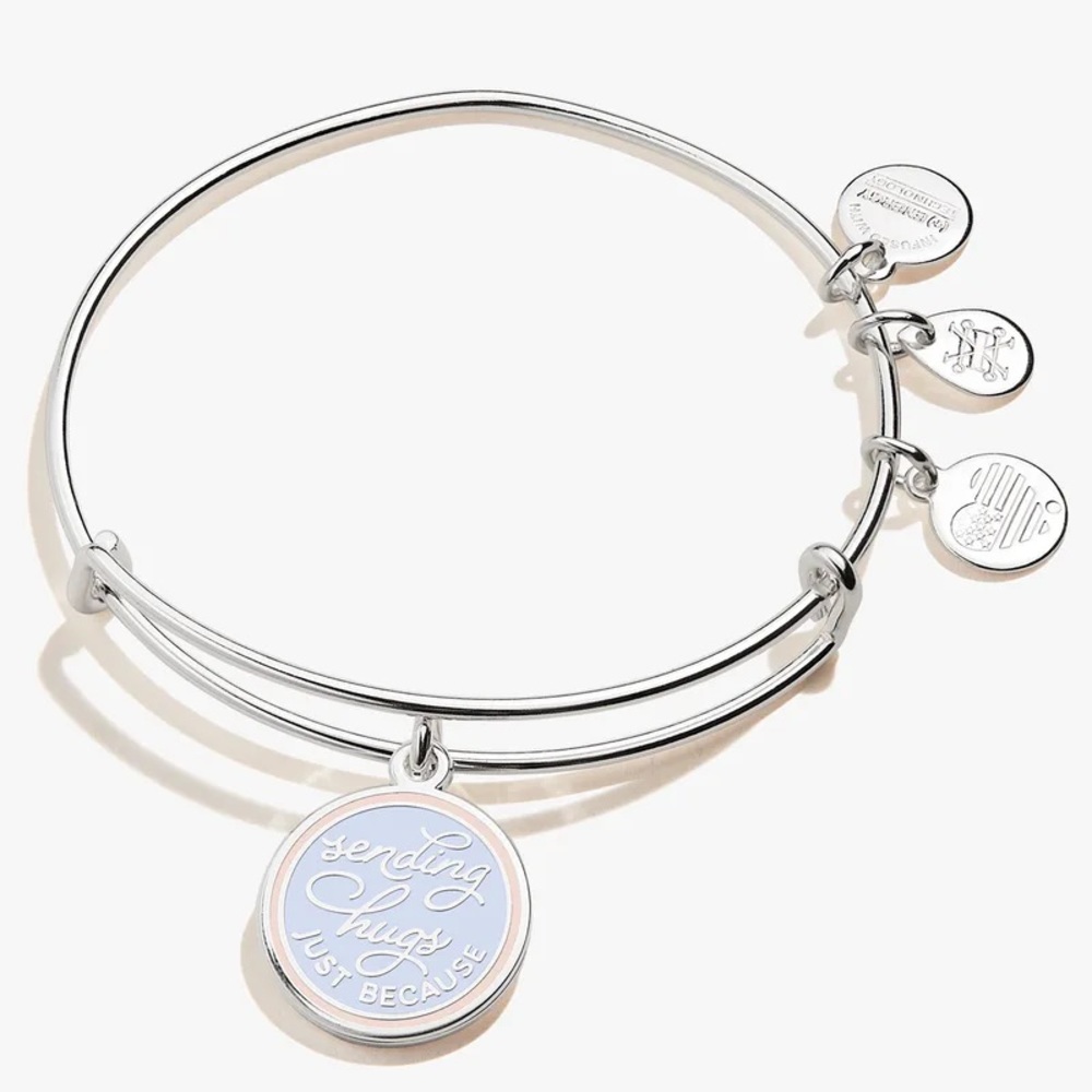 Alex and Ani Sending Hugs Just Because Charm Bangle